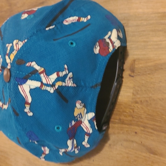 New ONLY NYC leather/corduroy football hat - Picture 4 of 4